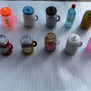 Lol Suprise 10 Piece Assorted Miniature Drink Containers Set